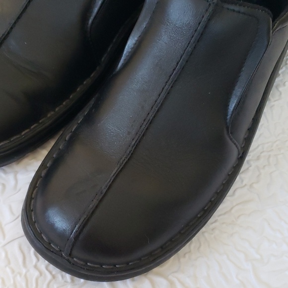 Thom McAn Black Leather Marcos Loafer Shoe, Comfort slip-on. Size 8 main image 15